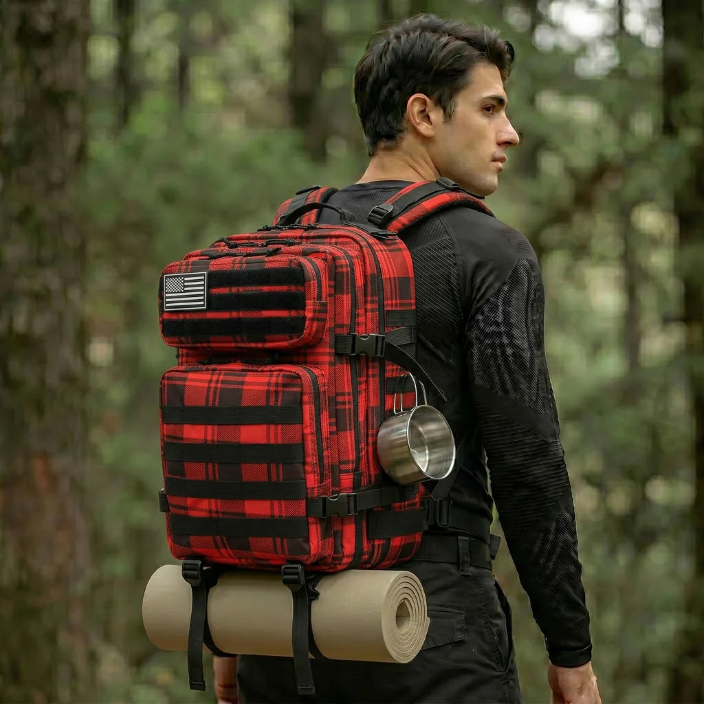Grammie's 45L Carry On Travel Backpack - Room for Everything