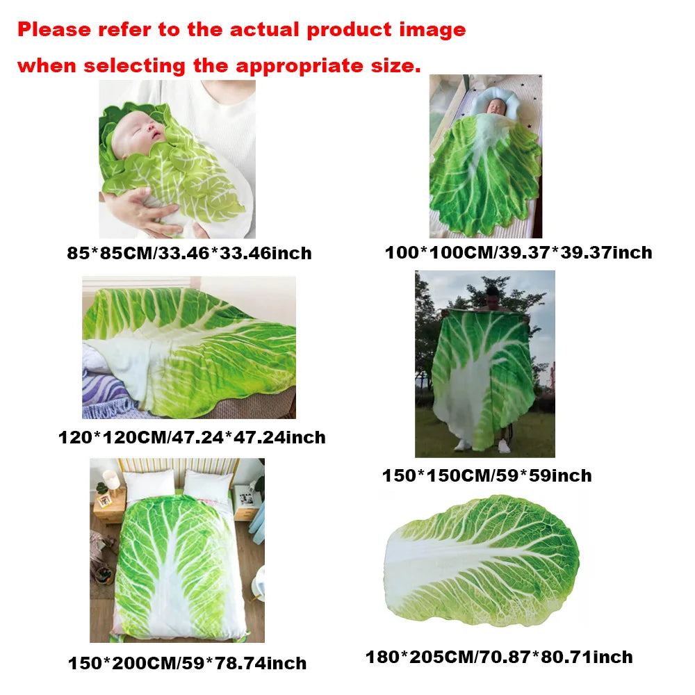 Grammie's Giant Lettuce Leaf Blanket