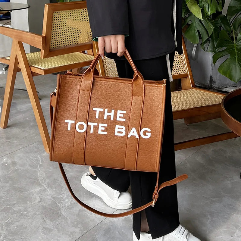 Luxury Designer Bag Tote Women Handbags Letter Shoulder Bags Brands Soft PU Shopper Purses Crossbody Bags for Women Clutch