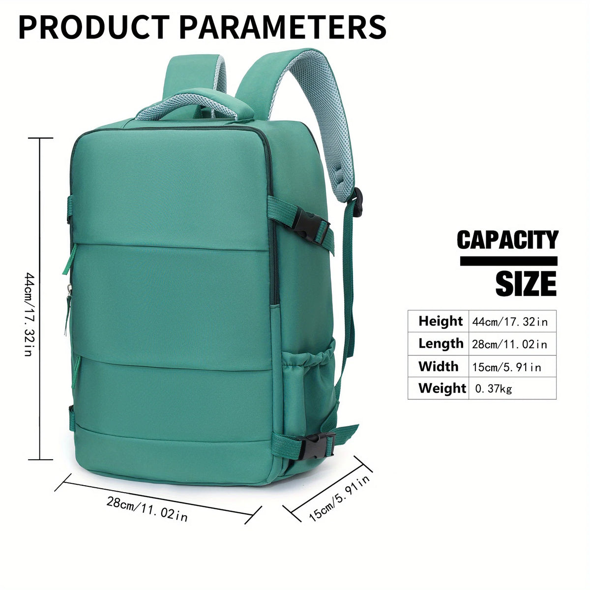 Grammie's Carry On Travel Backpack - Pack it All and Go