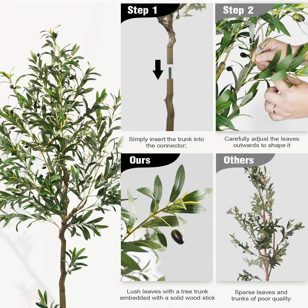 Grammie's Lifelike Olive Tree