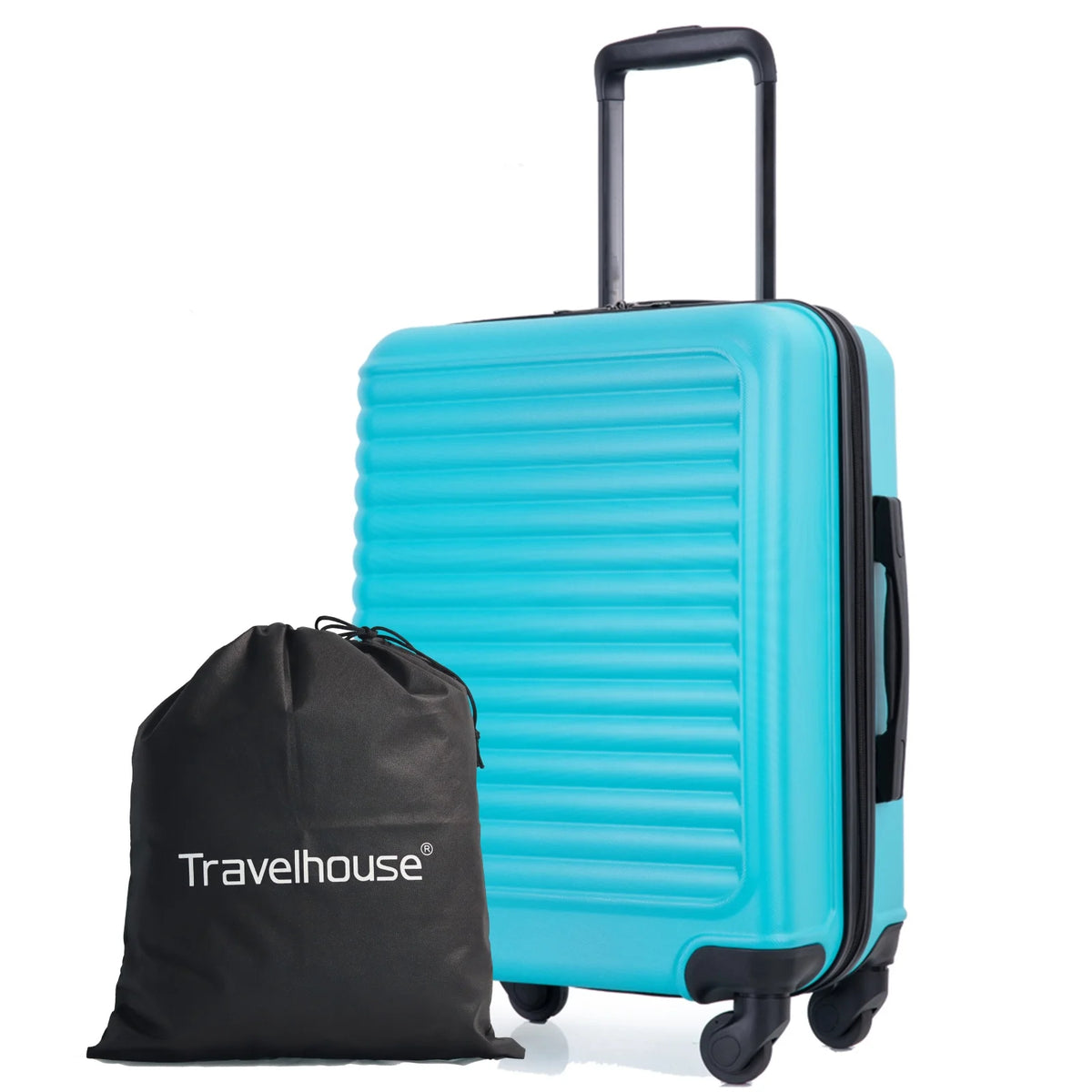 Travehouse Hardshell Carry On Luggage Airline Approved 20", Small Suitcase With Spinner Wheels