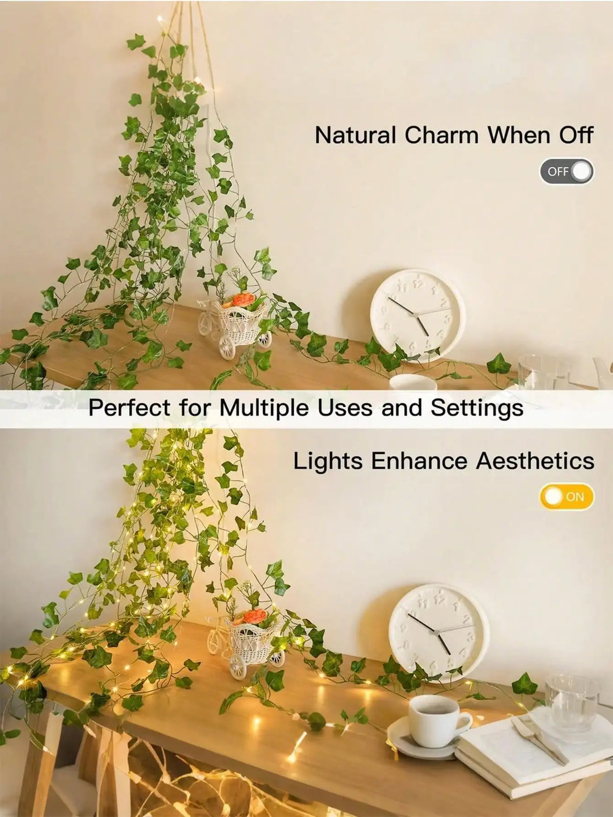 Grammie's Enchanted Ivy Fairy Lights