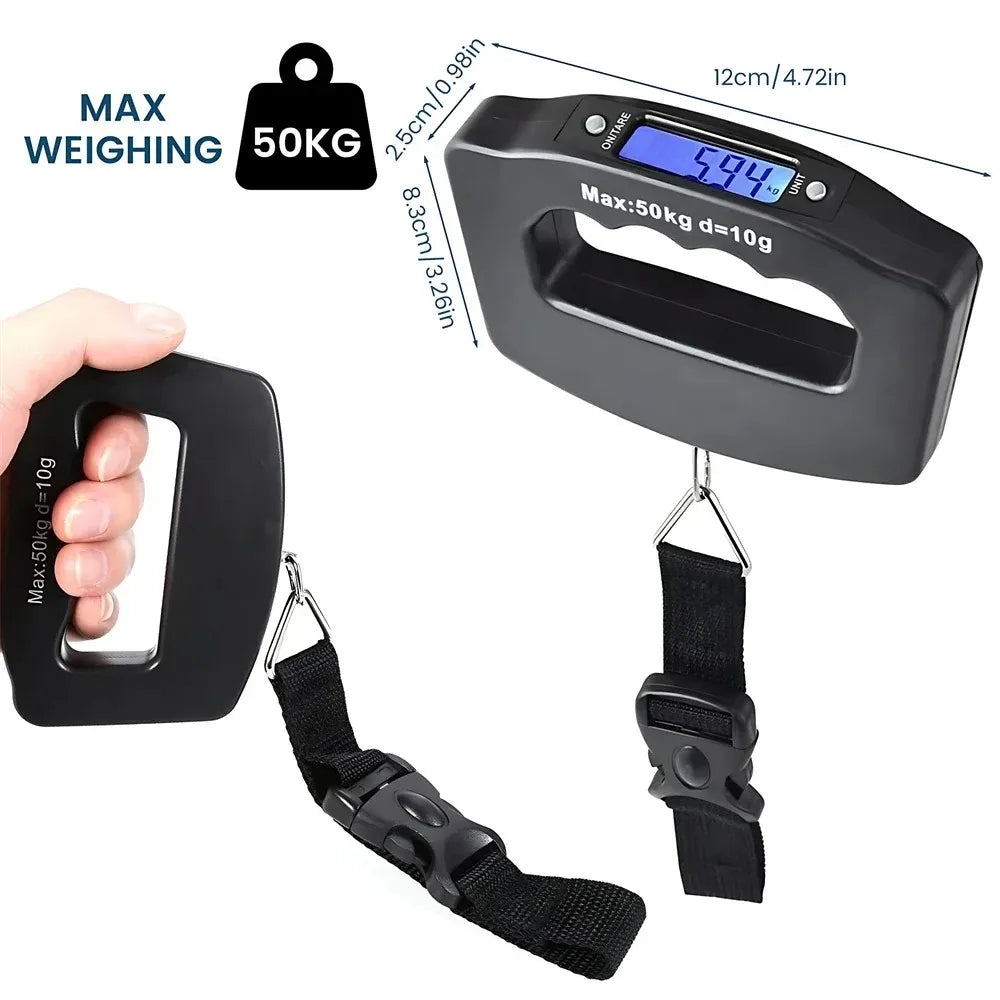 Grammie's Digital Luggage Scale - No more overweight bag surprises!