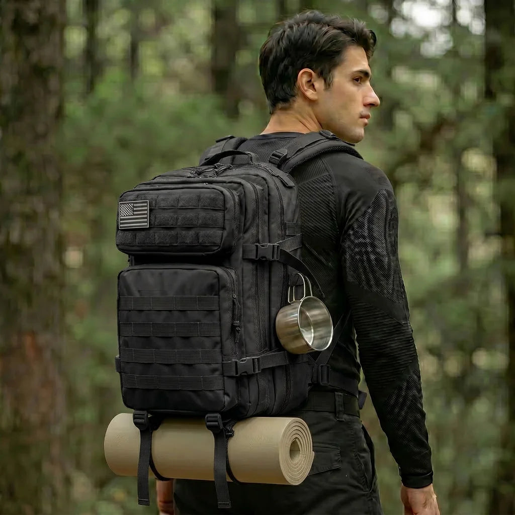 Grammie's 45L Carry On Travel Backpack - Room for Everything