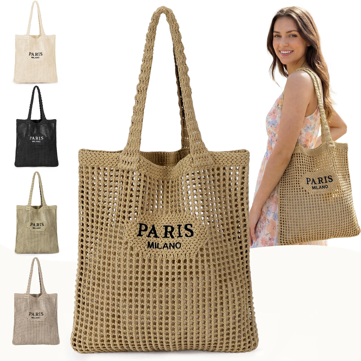 Grammie's Crochet Travel Tote - From Beach Days to Getaways